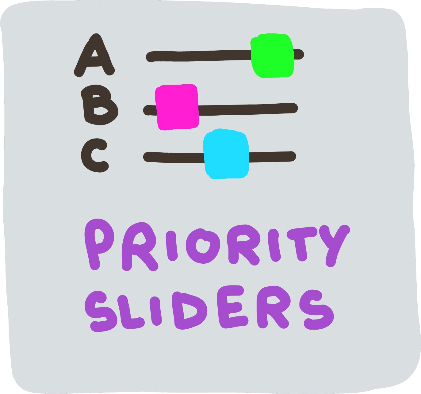 Priority Sliders Priority Sliders